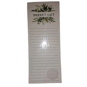 Wendy Bellissimo Grocery Market Shopping List Notepad 100 Sheets Magnet Fridge